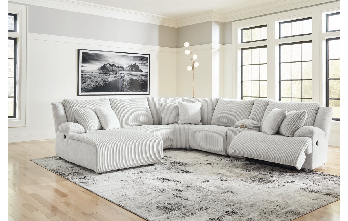 Top Tier 6-Piece Reclining Sectional with Chaise