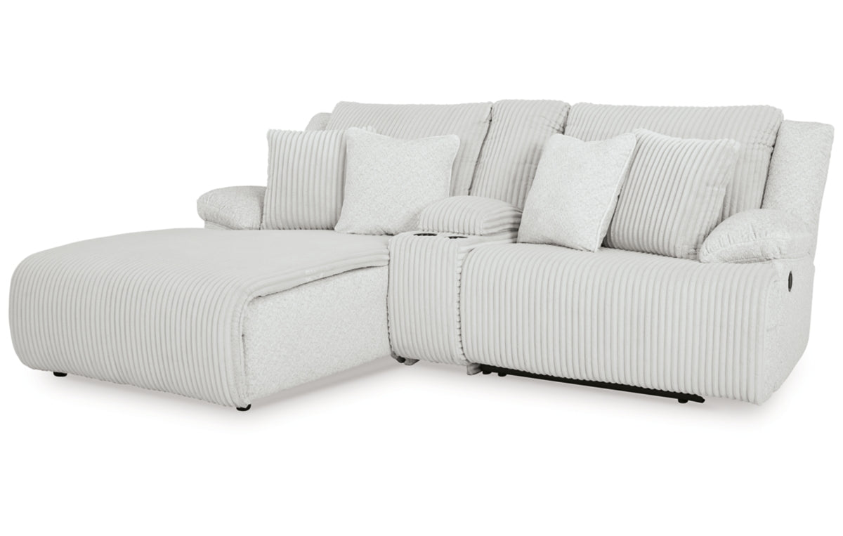 Top Tier 3-Piece Reclining Sectional Sofa with Chaise