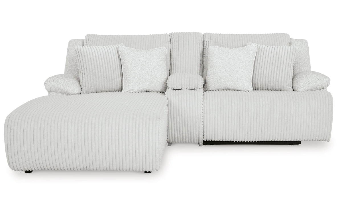 Top Tier 3-Piece Reclining Sectional Sofa with Chaise