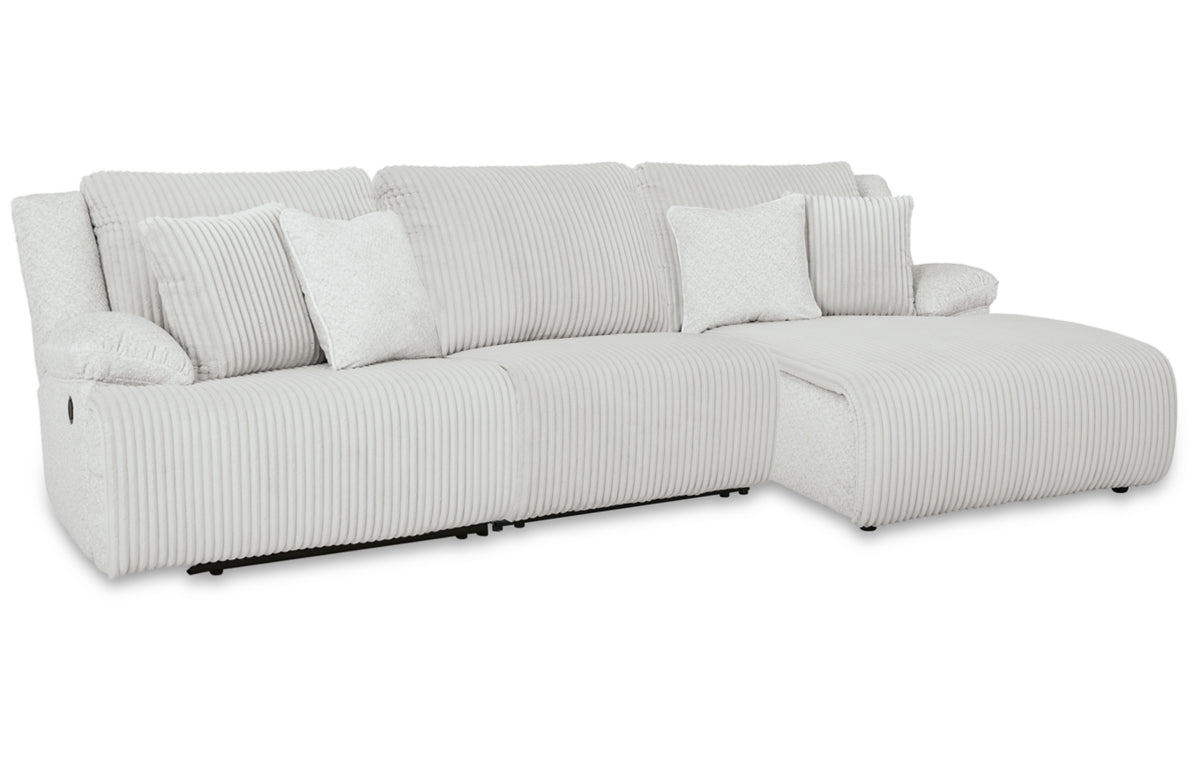 Top Tier 3-Piece Reclining Sectional Chofa