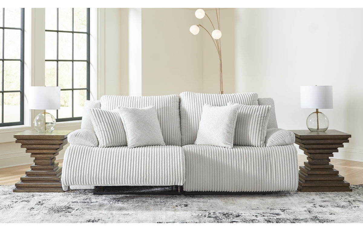 Top Tier 2-Piece Reclining Sectional Loveseat