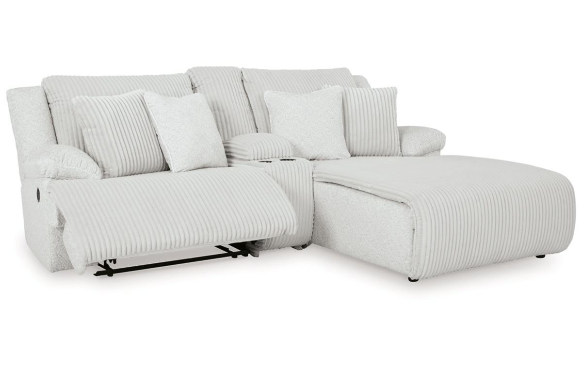 Top Tier 3-Piece Reclining Sectional Sofa with Chaise