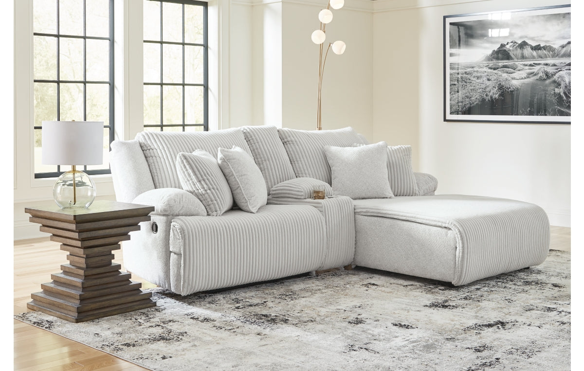 Top Tier 3-Piece Reclining Sectional Sofa with Chaise
