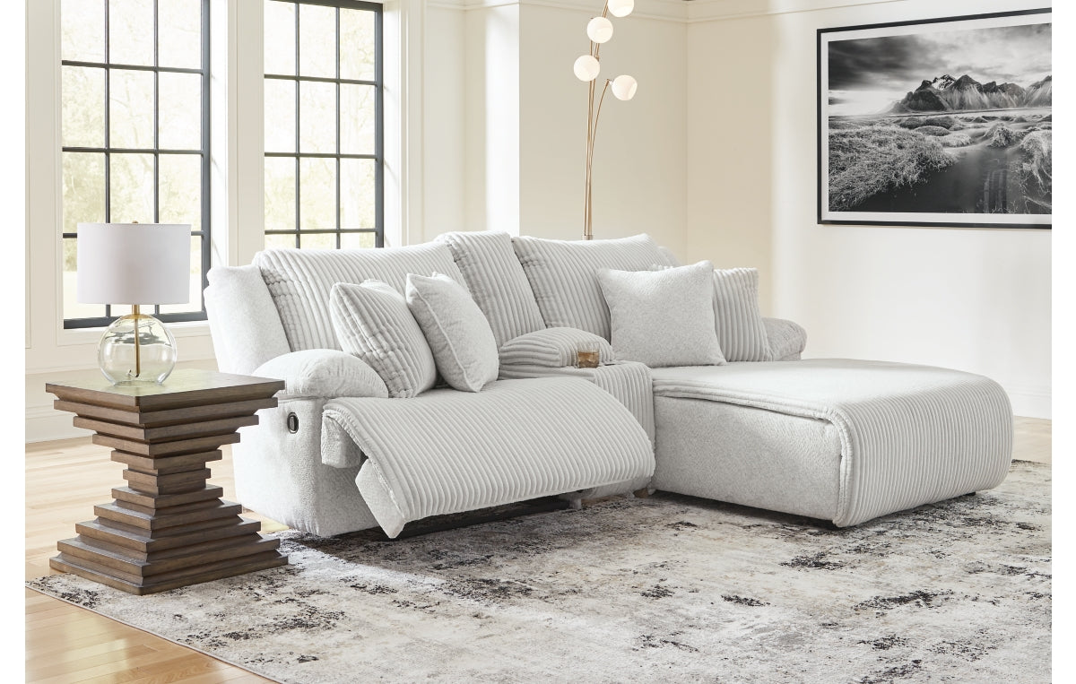 Top Tier 3-Piece Reclining Sectional Sofa with Chaise