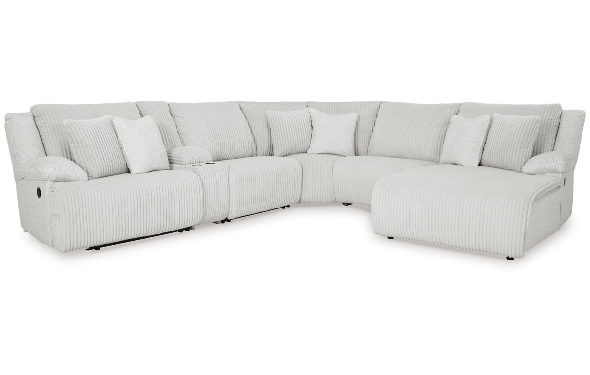 Top Tier 6-Piece Reclining Sectional with Chaise