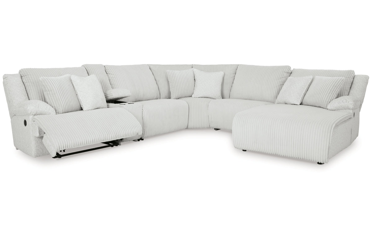 Top Tier 6-Piece Reclining Sectional with Chaise