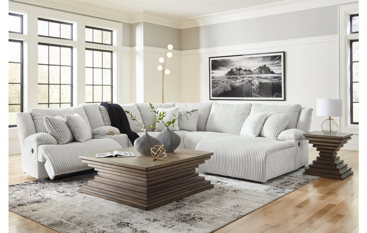 Top Tier 6-Piece Reclining Sectional with Chaise