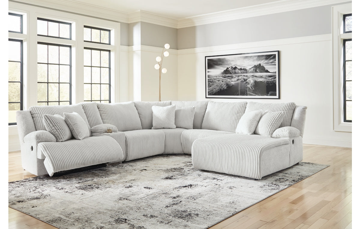 Top Tier 6-Piece Reclining Sectional with Chaise