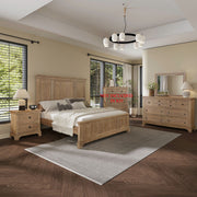Haven Hills Queen Panel Bed, Dresser & Mirror, Nightstand