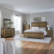 Carolina Park Queen Panel Bed, Dresser & Mirror, Chest, Nightstand