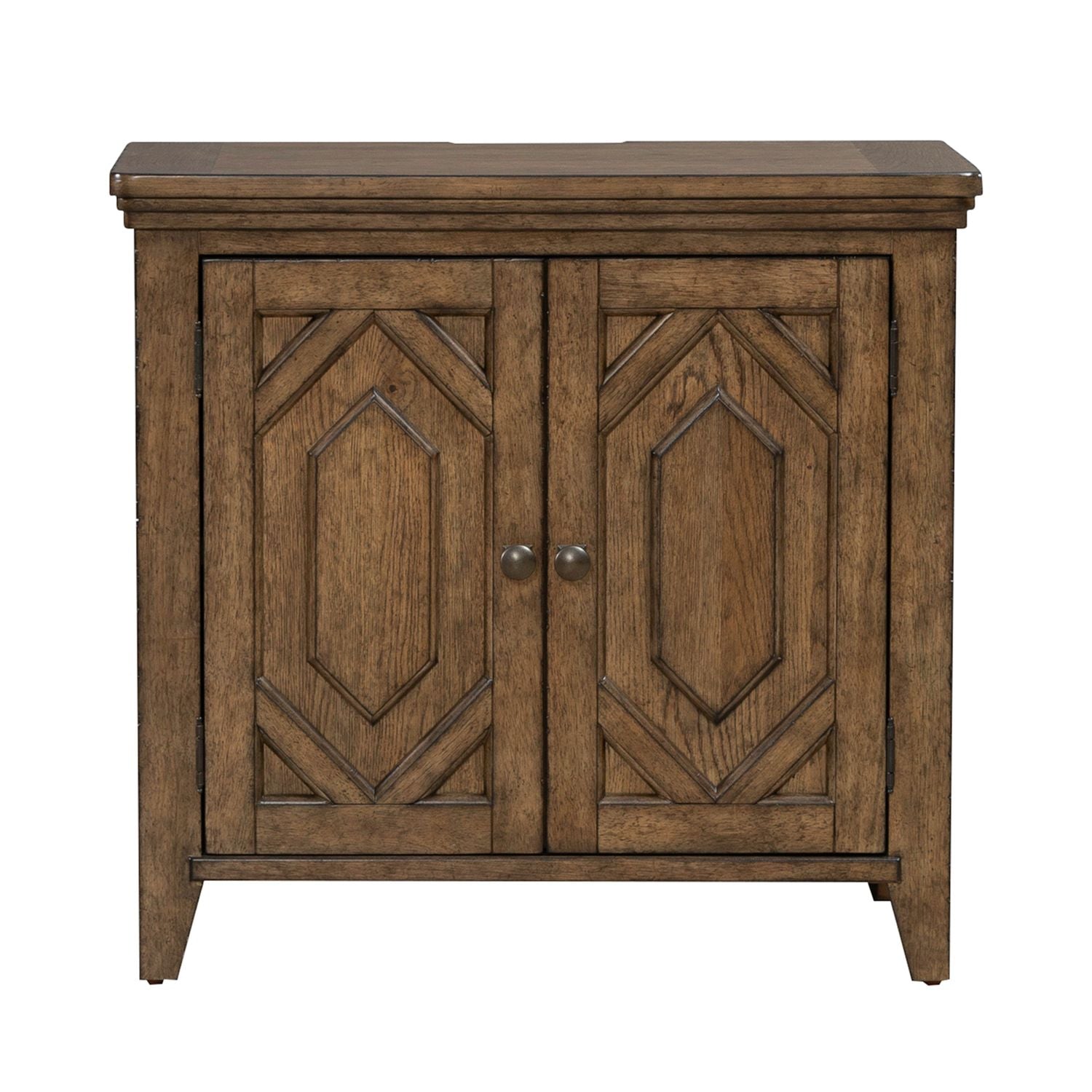 Carolina Park 2 Door Bedside Chest with Charging Station