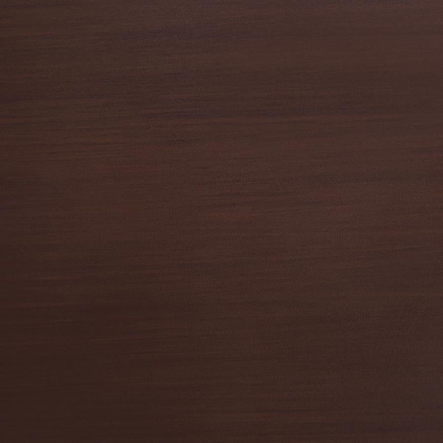Zimmerlee 2-drawer Side Table with Shelf Rust Brown