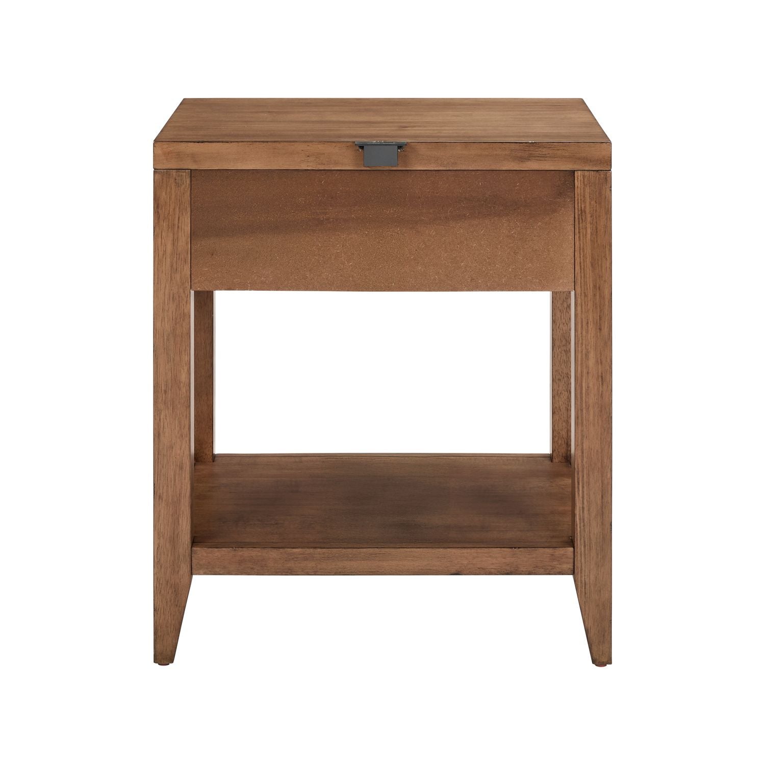 Shaker Lakes Open Nightstand with Charging Station