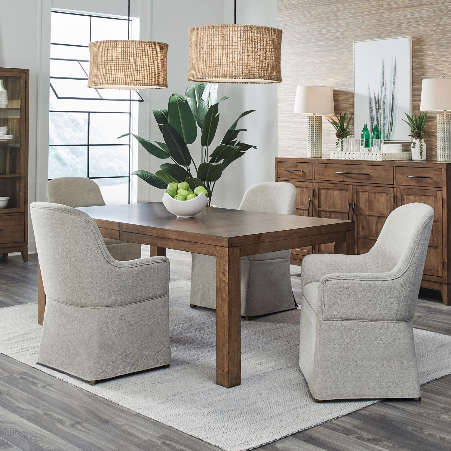 Shaker Lakes 5 Piece Rectangular Table Set