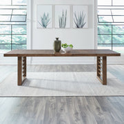 Shaker Lakes Double Pedestal Table Set