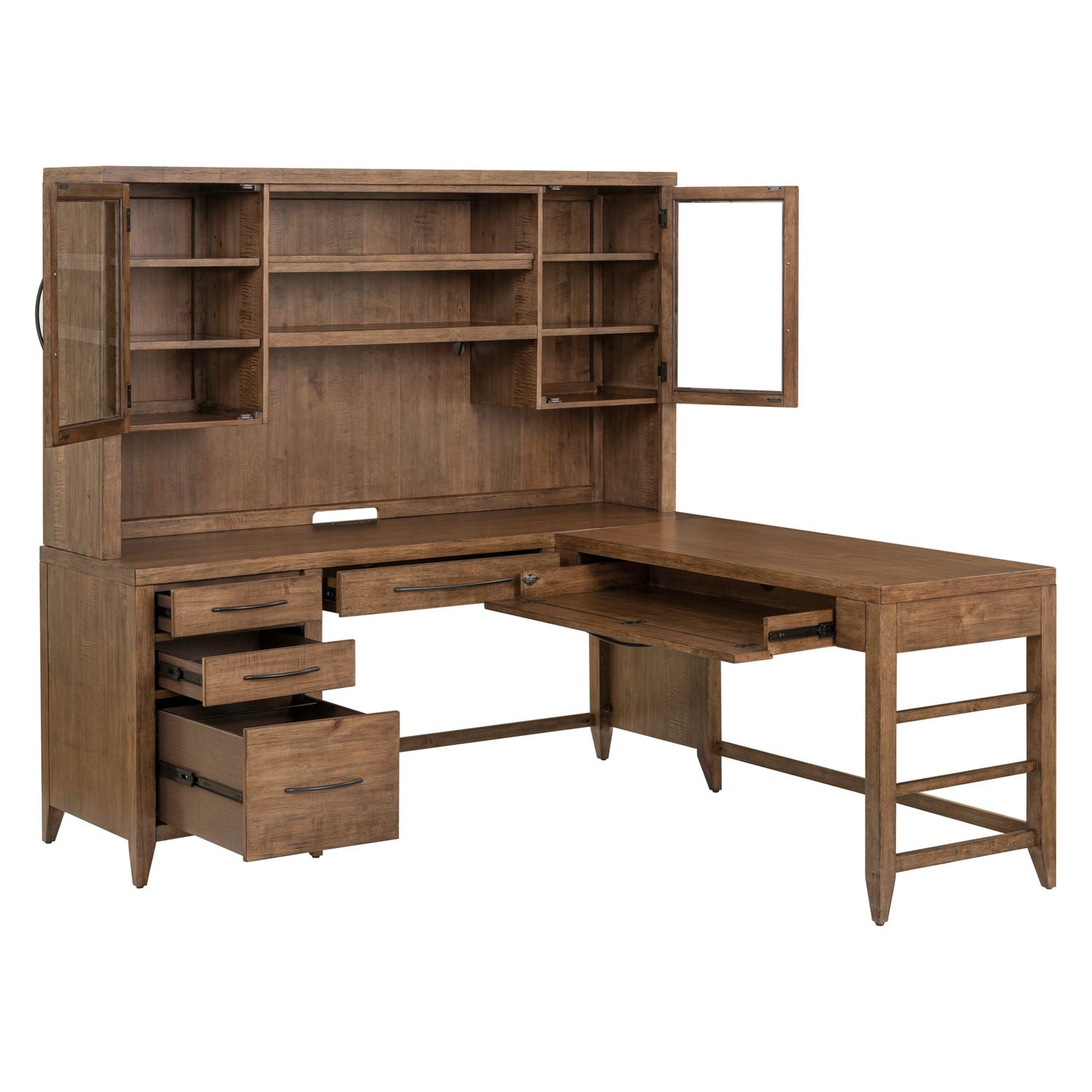 Shaker Lakes Opt L Shaped Desk Set