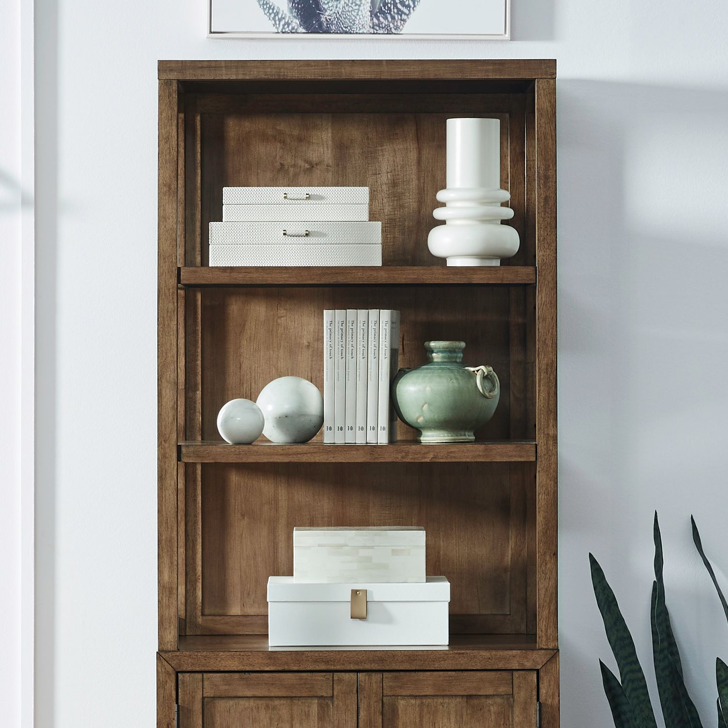 Shaker Lakes Bookcase Hutch