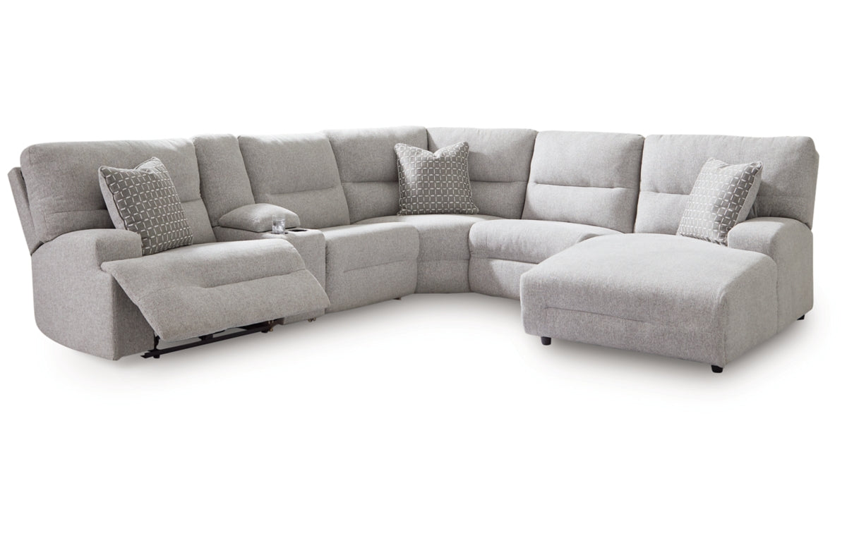 Acklen Place 6-Piece Power Reclining Sectional with Chaise