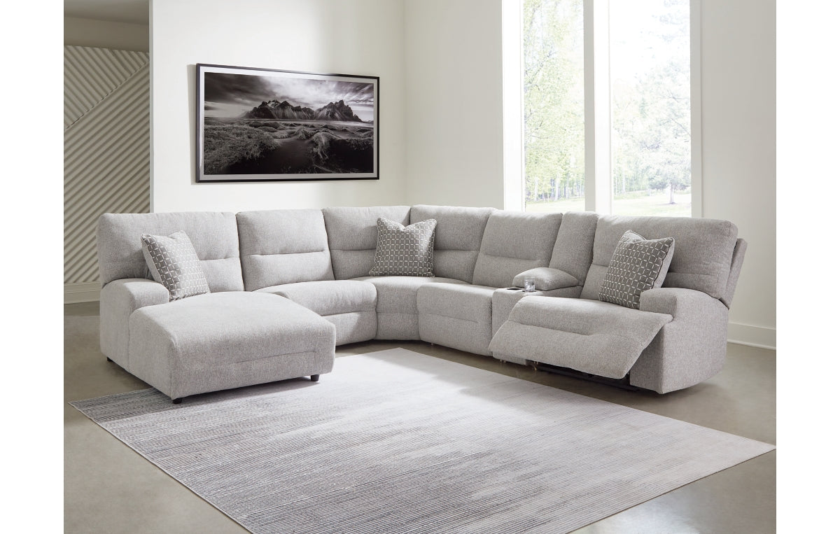 Acklen Place 6-Piece Power Reclining Sectional with Chaise
