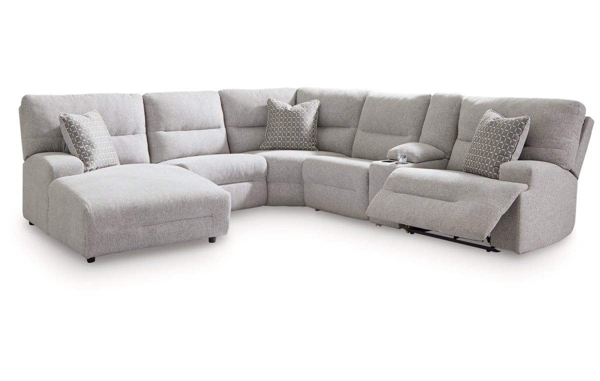 Acklen Place 6-Piece Power Reclining Sectional with Chaise