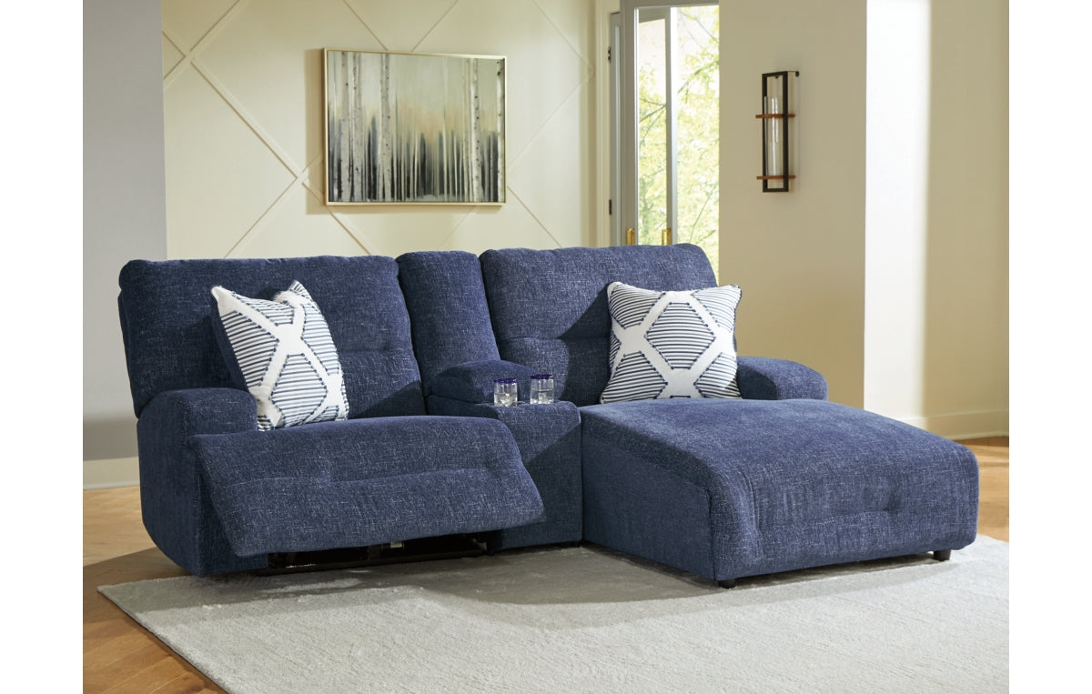 Acklen Place 3-Piece Power Reclining Sectional Sofa with Chaise