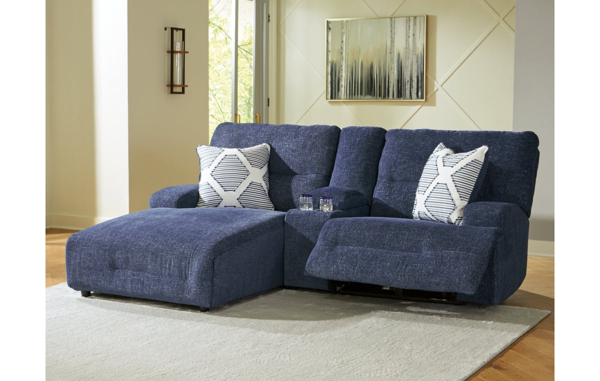Acklen Place 3-Piece Power Reclining Sectional Sofa with Chaise