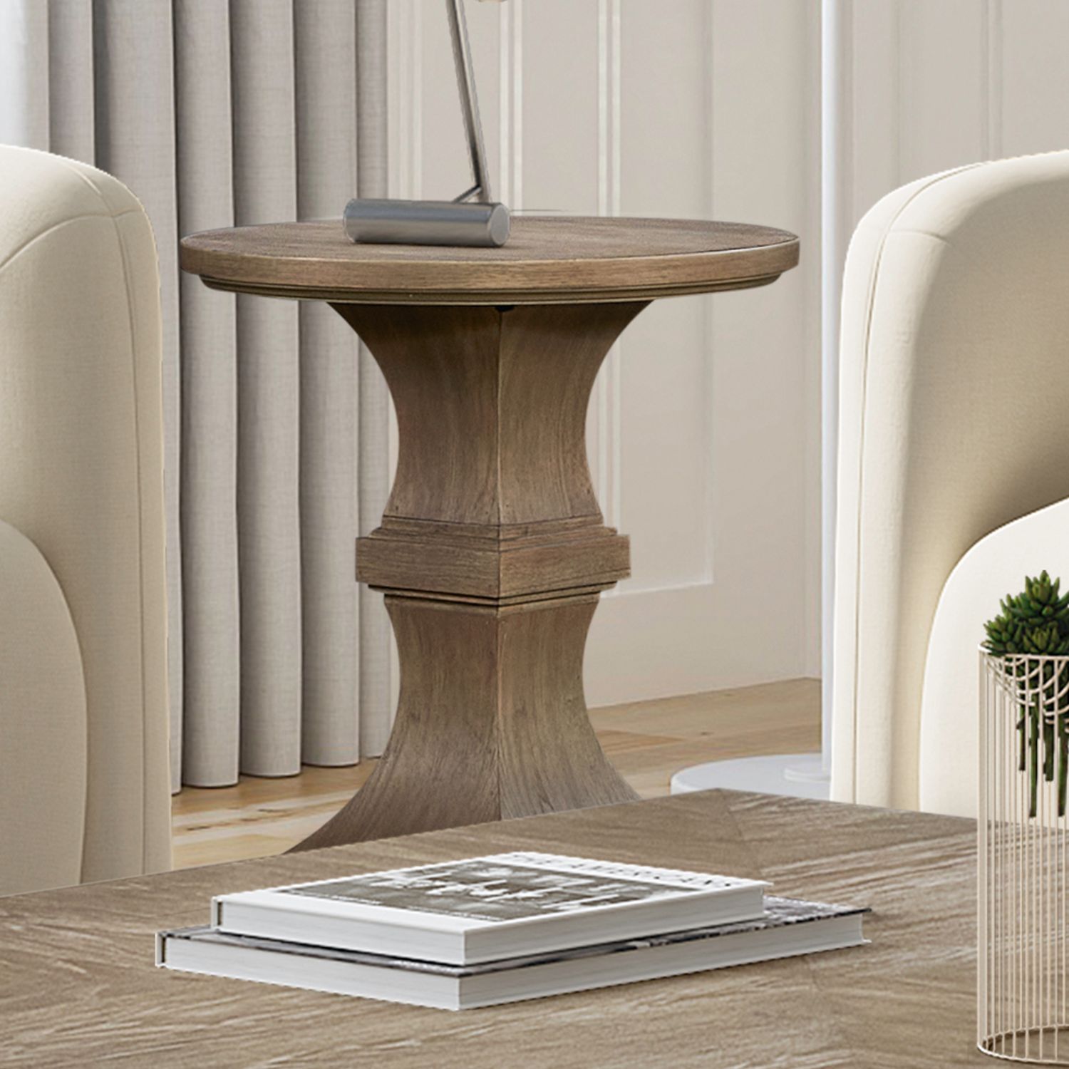 Artisan Home Round Chairside Table