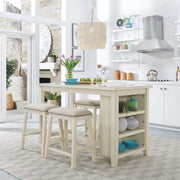 Brook Creek 5 Piece Counter Set - White