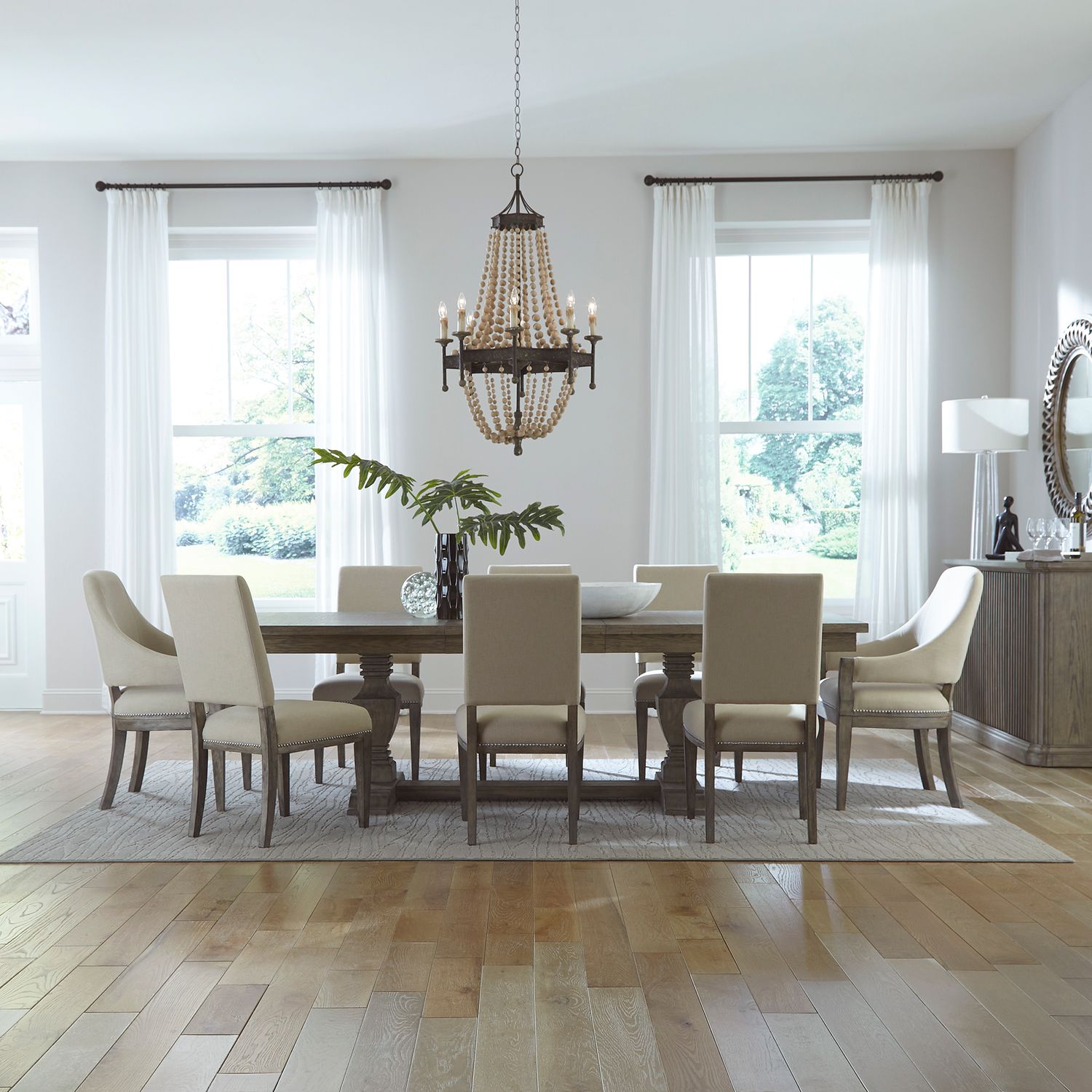 Westfield 9 Piece Trestle Table Set