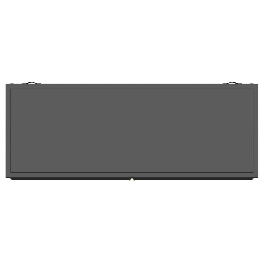 Dalia 2-door Accent Storage Cabinet with Shelving Black