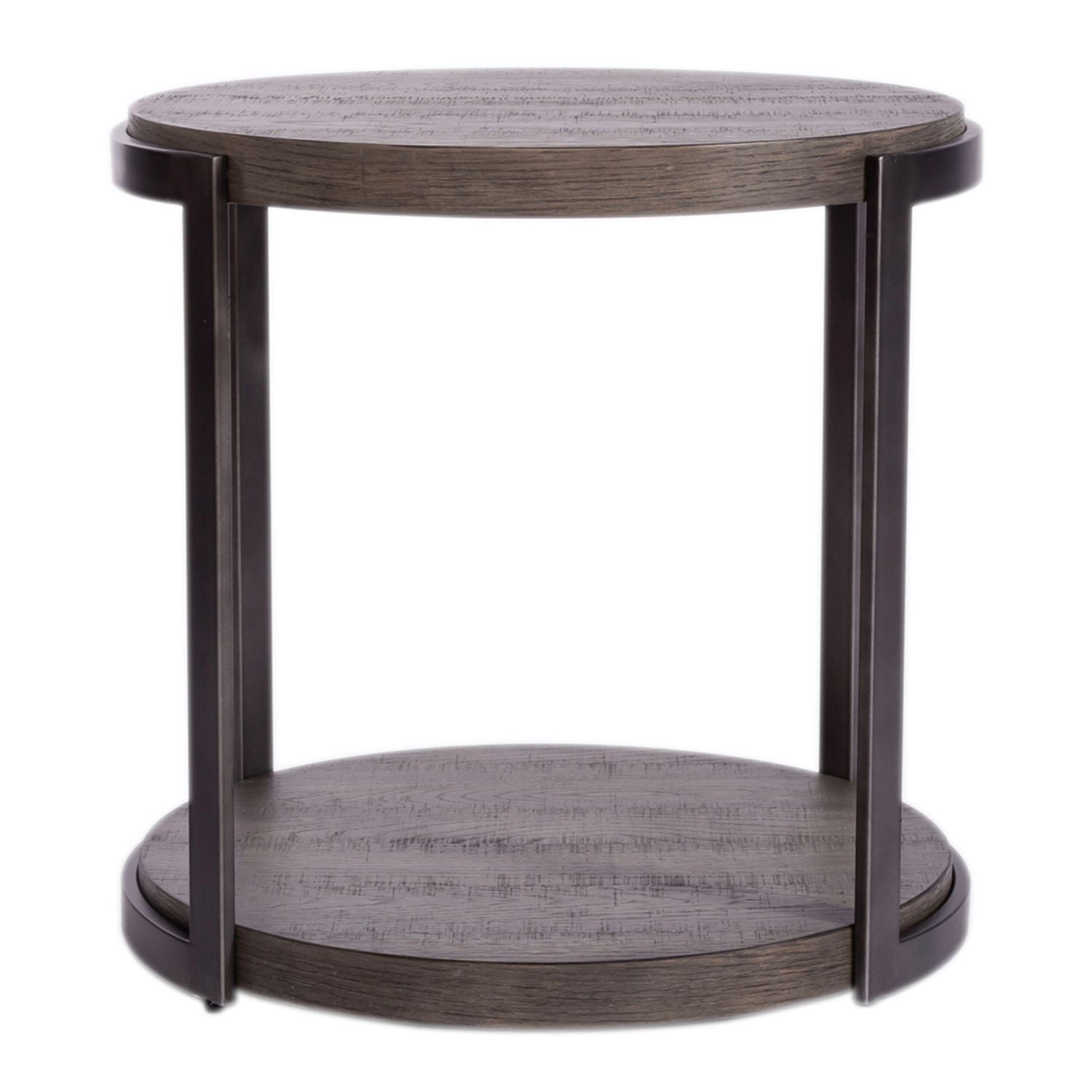 Modern View Round End Table