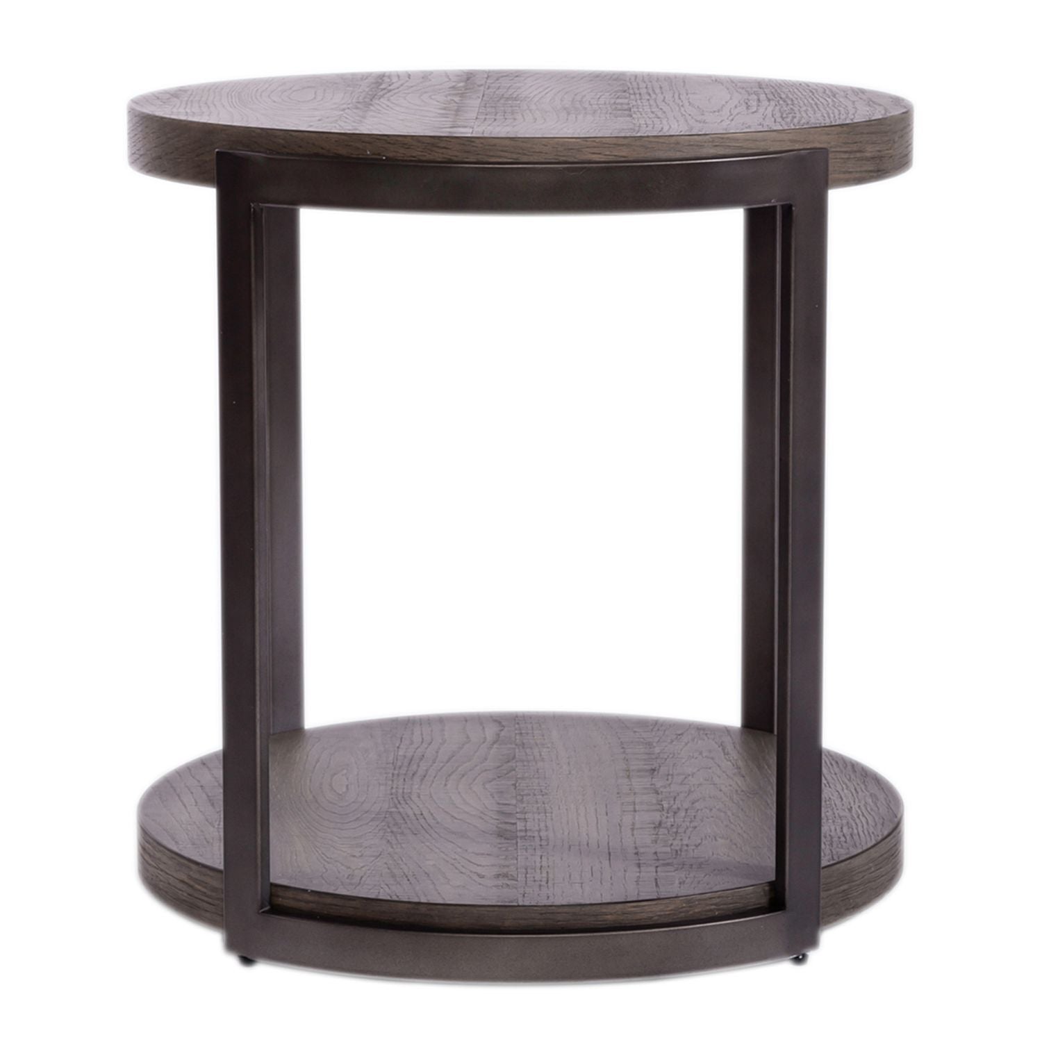 Modern View Round End Table