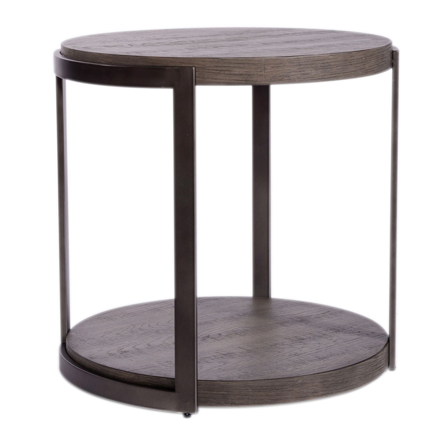 Modern View Round End Table