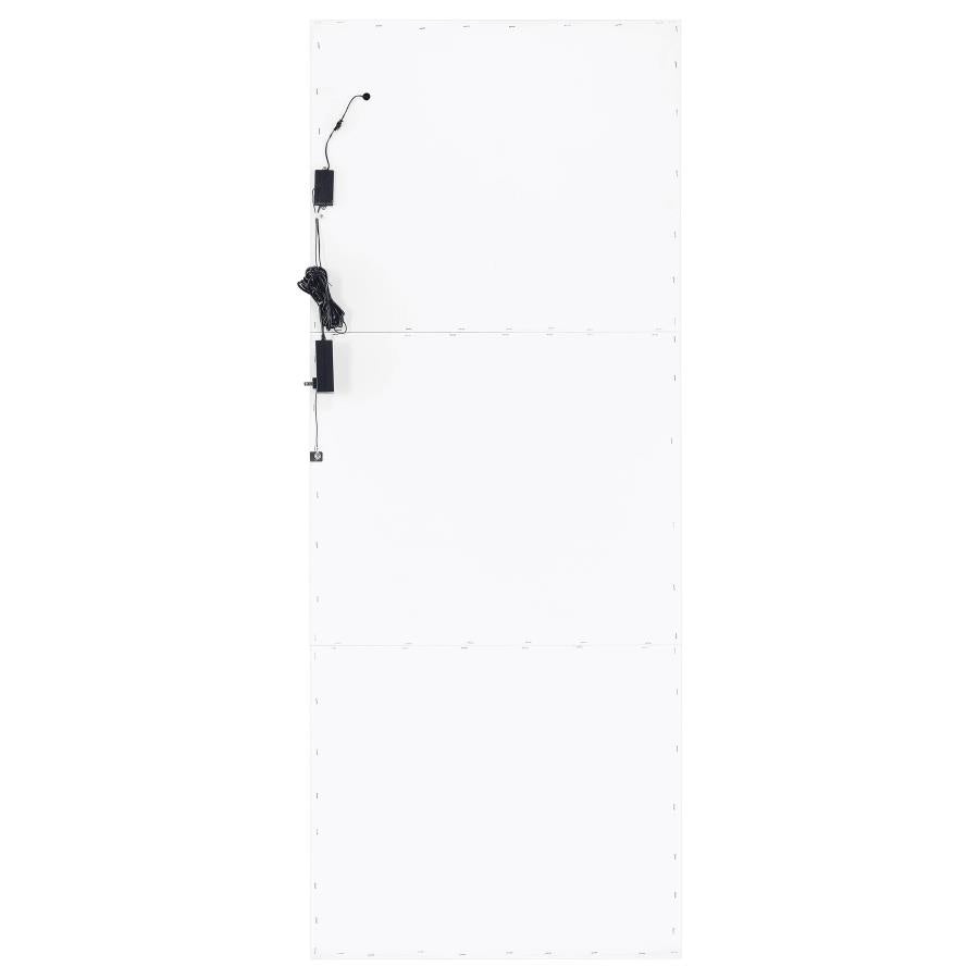 Nordio 72-inch LED Tempered Full Length Floor Mirror White
