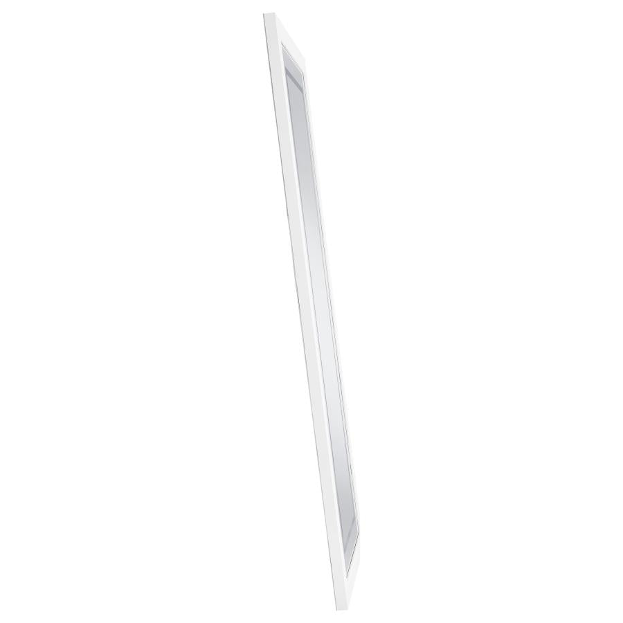 Nordio 72-inch LED Tempered Full Length Floor Mirror White