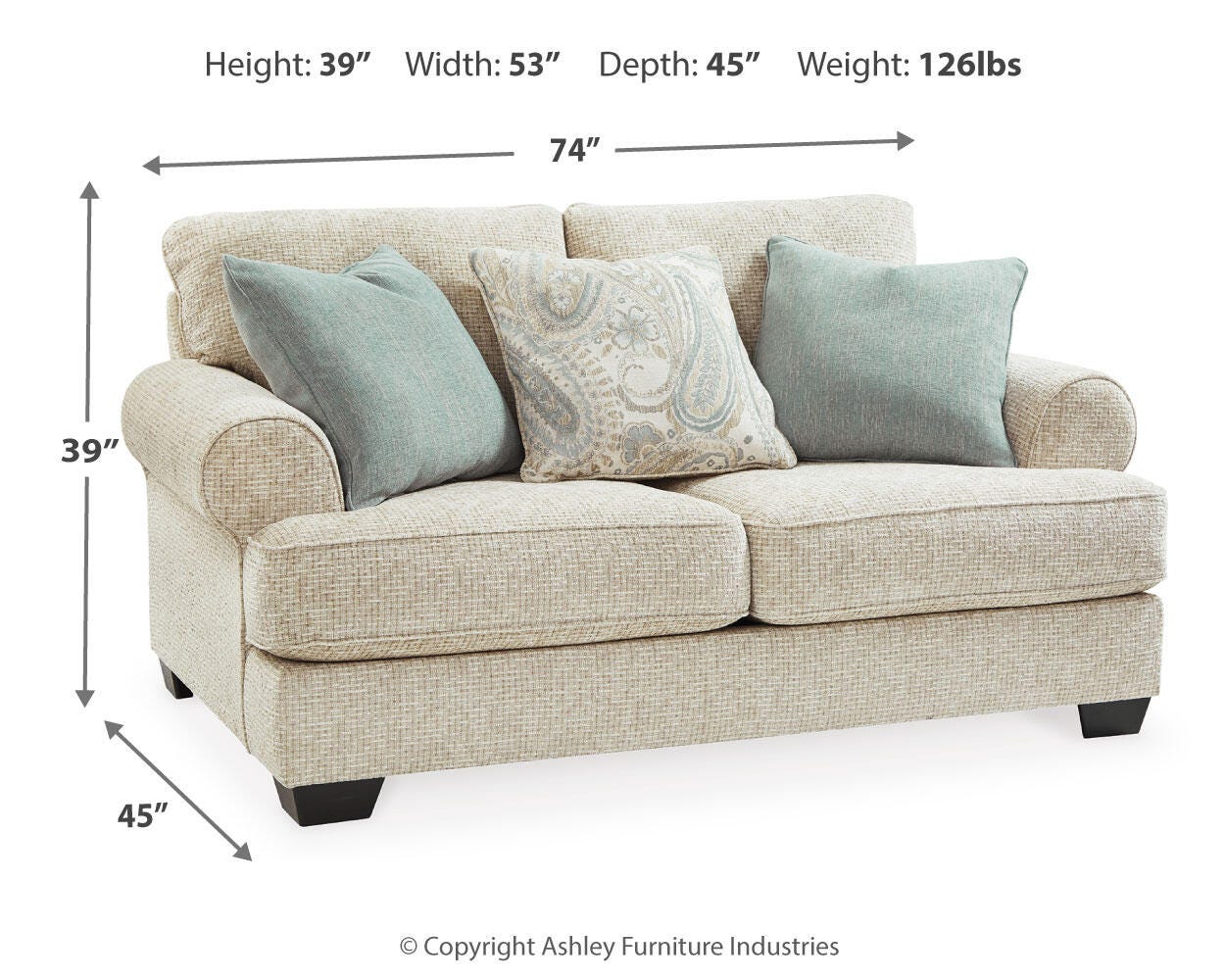 Monaghan Sofa and Loveseat