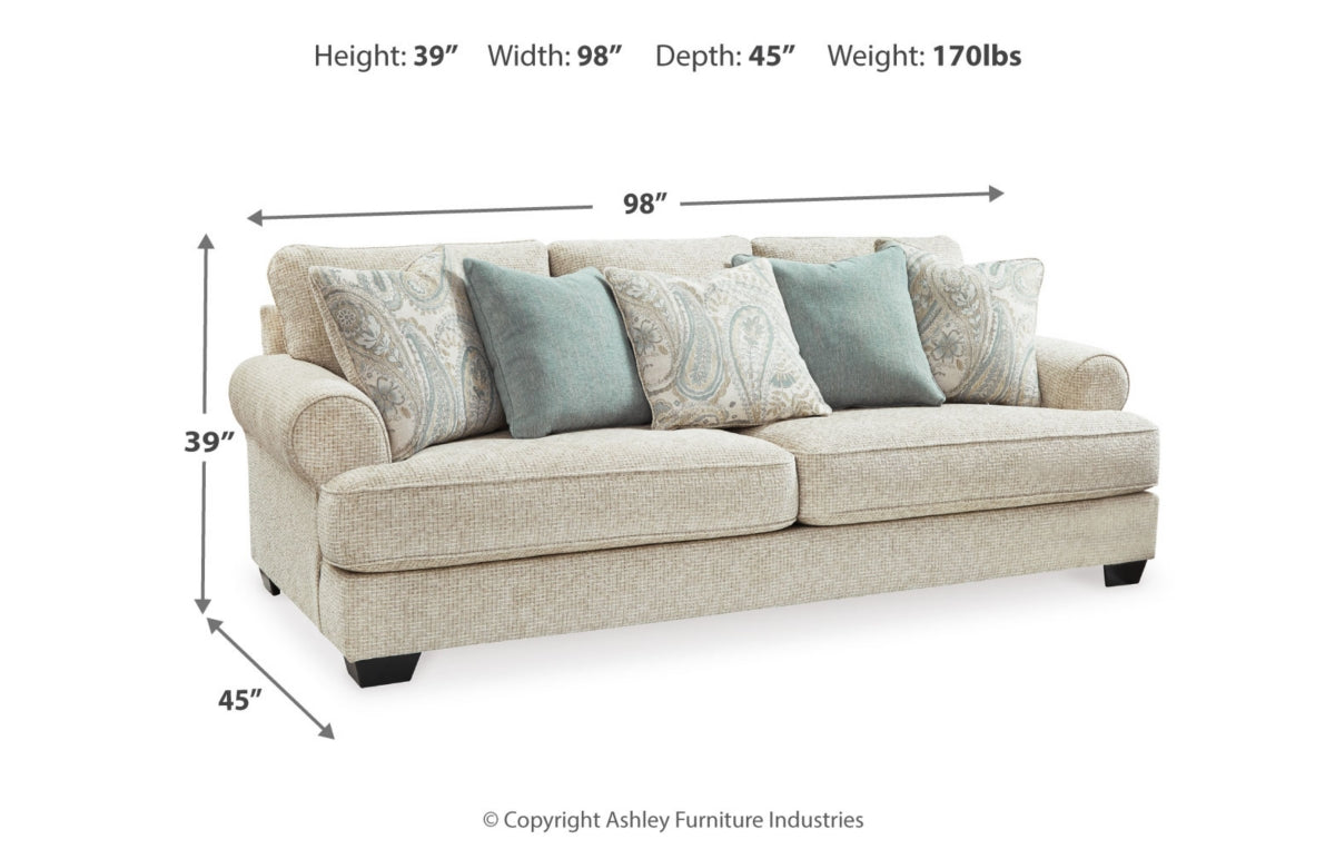 Monaghan Sofa, Loveseat, Chair and Ottoman