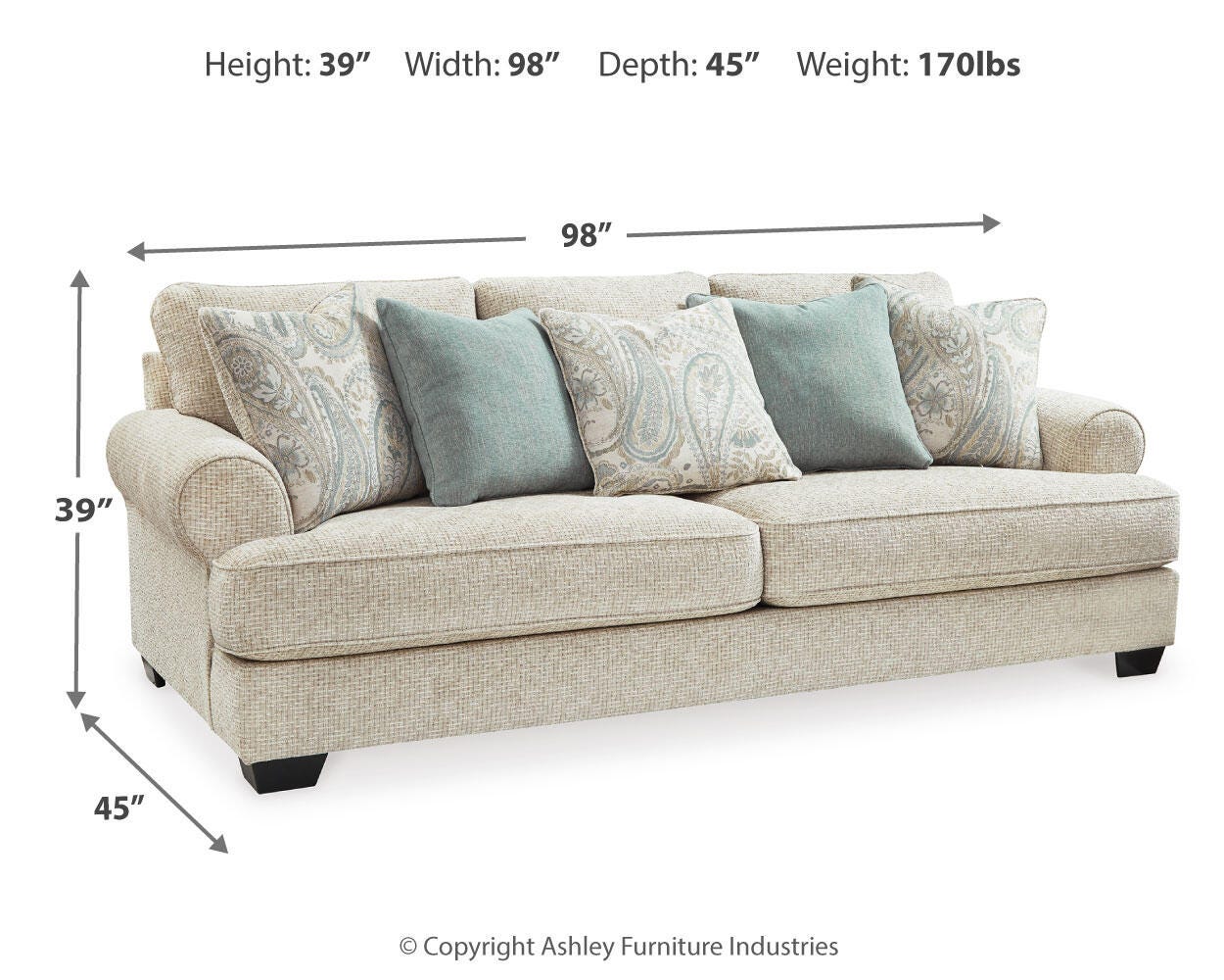 Monaghan Sofa and Loveseat