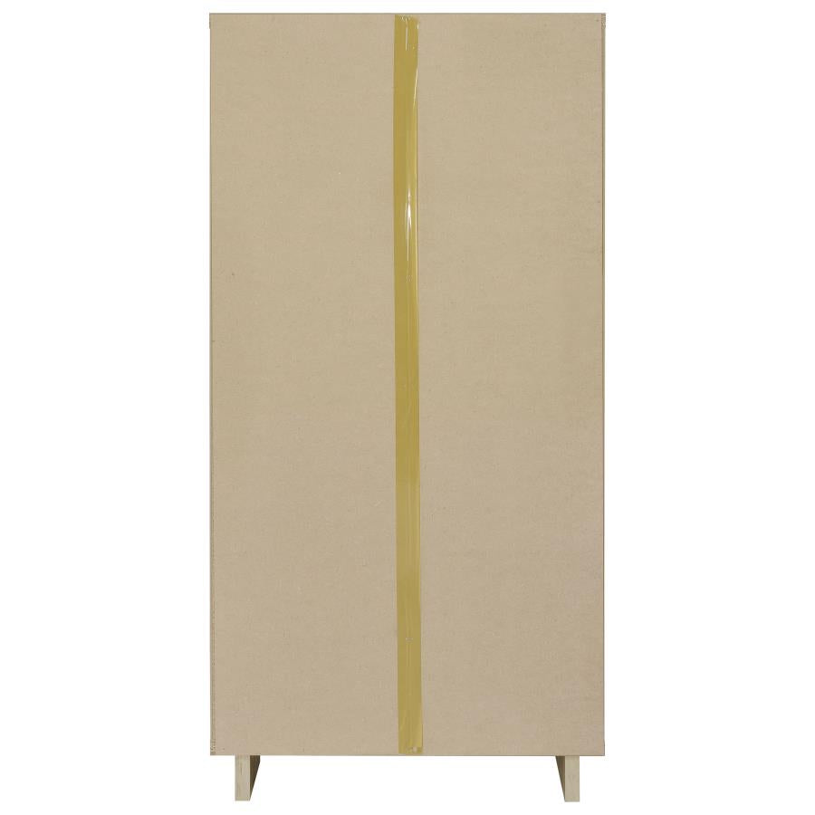 Dalton 65-inch 6-shelf Bookcase White and Distressed Pine