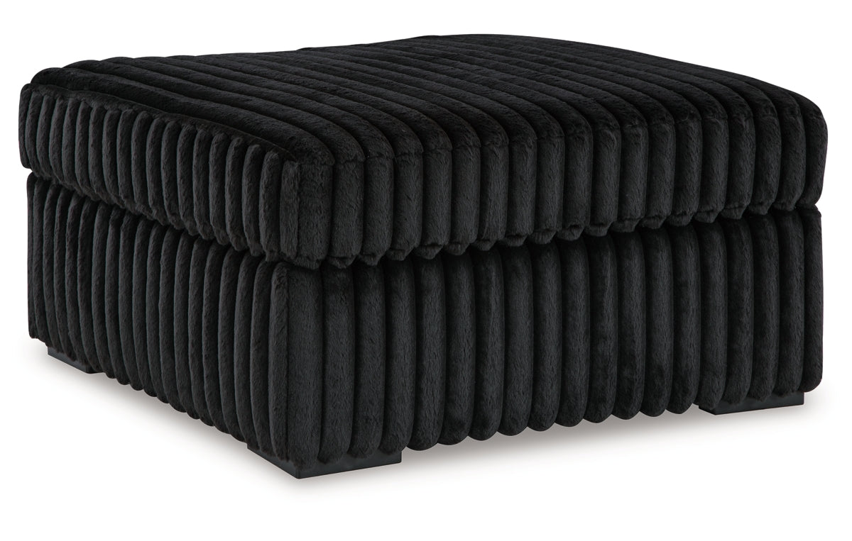 Midnight-Madness Oversized Accent Ottoman