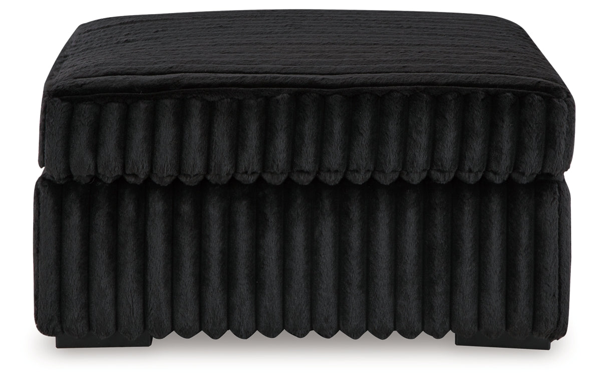 Midnight-Madness Oversized Accent Ottoman