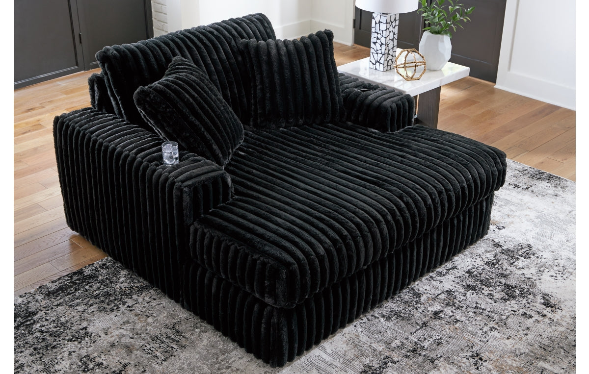 Midnight-Madness Oversized Chaise