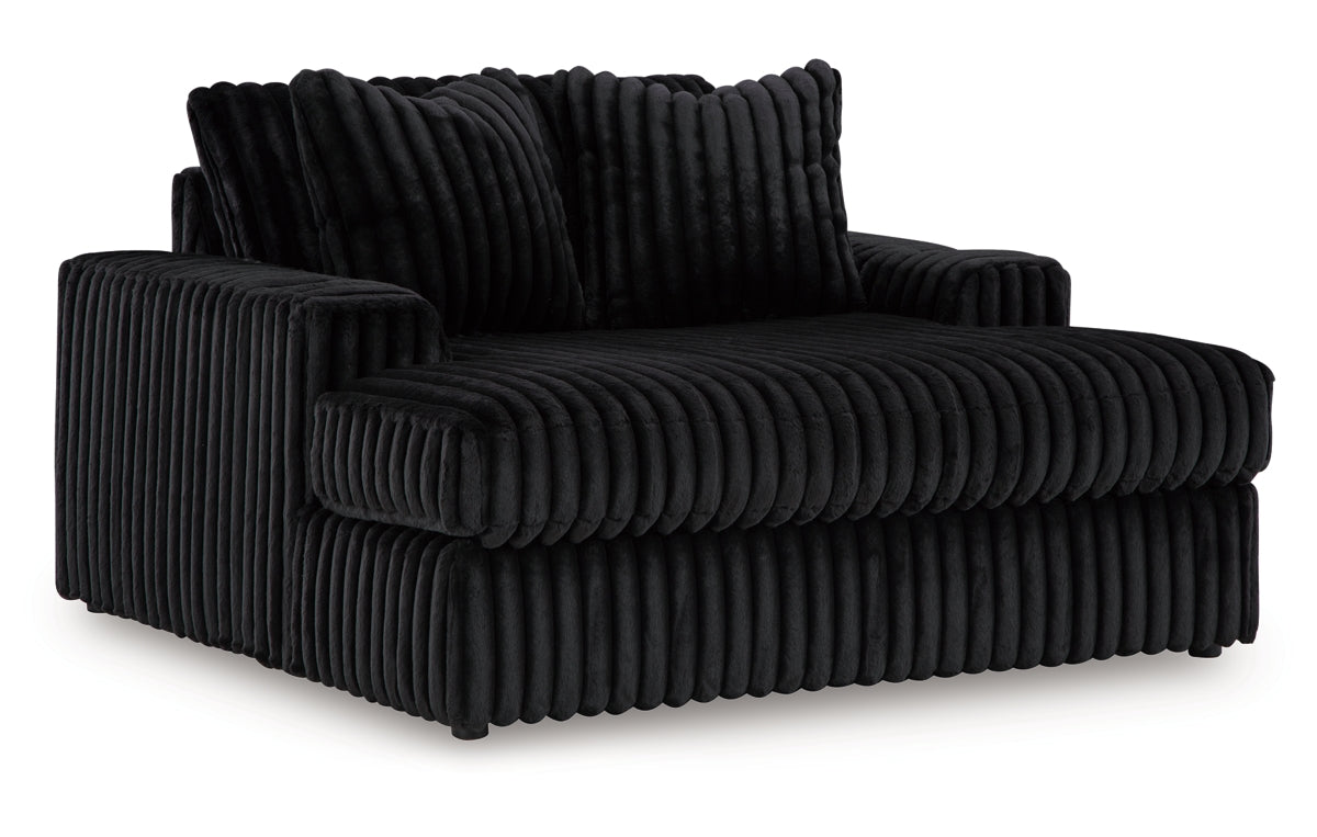 Midnight-Madness Oversized Chaise