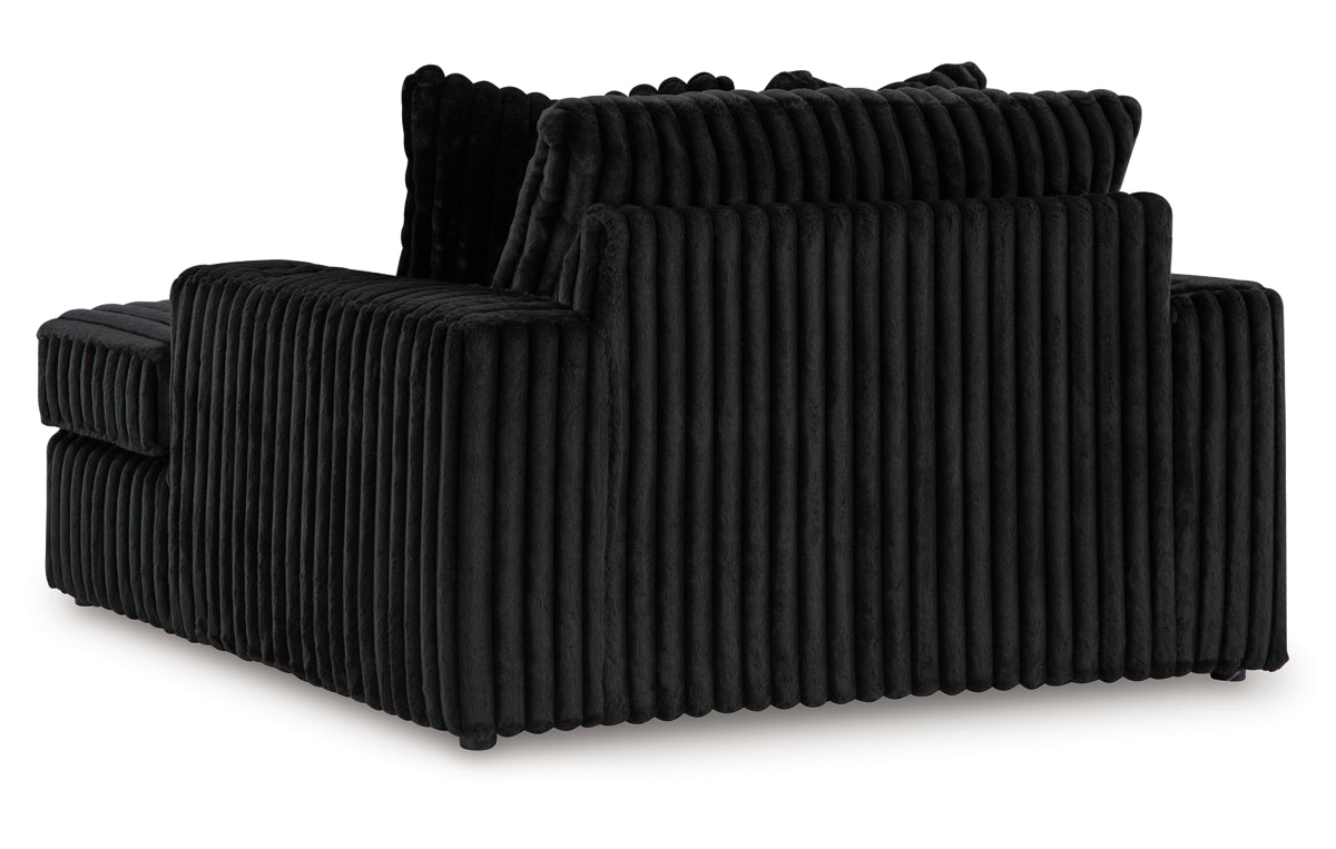Midnight-Madness Oversized Chaise