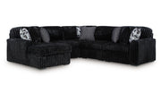 Midnight-Madness 6-Piece Sectional with Chaise