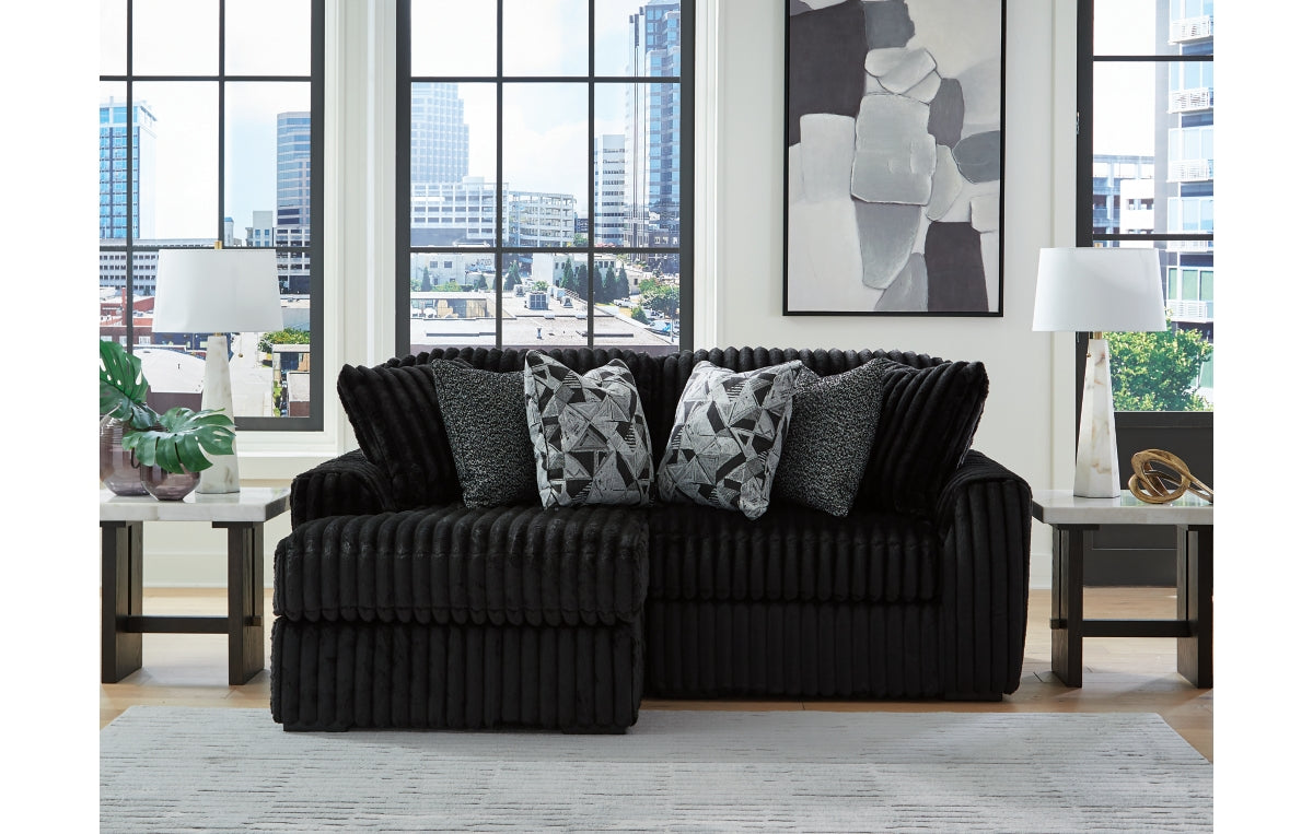 Midnight-Madness 2-Piece Sectional with Chaise