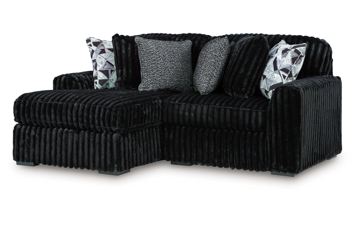 Midnight-Madness 2-Piece Sectional with Chaise