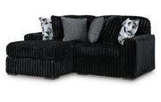 Midnight-Madness 2-Piece Sectional with Chaise