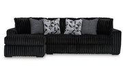 Midnight-Madness 2-Piece Sectional Sofa with Chaise