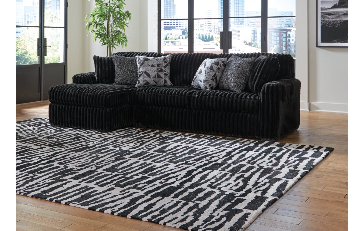 Midnight-Madness 2-Piece Sectional Sofa with Chaise